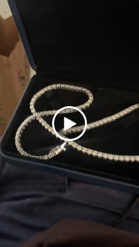 Customer video review of Moissanite Tennis Chain 14K Gold (ALL SIZES)