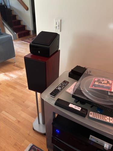 Customer photo review of A5 Atmos 5.25" Immersive Reflective/Height Module Speaker Pair