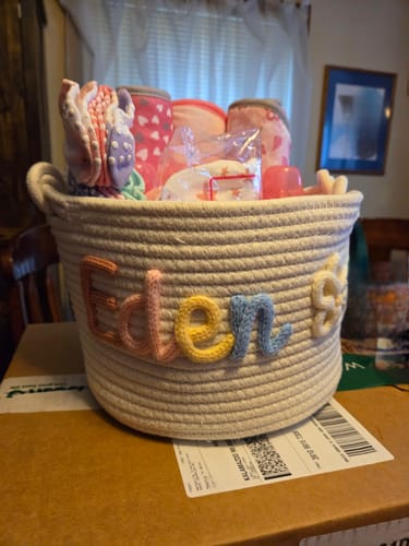 Customer photo review of Basket Size