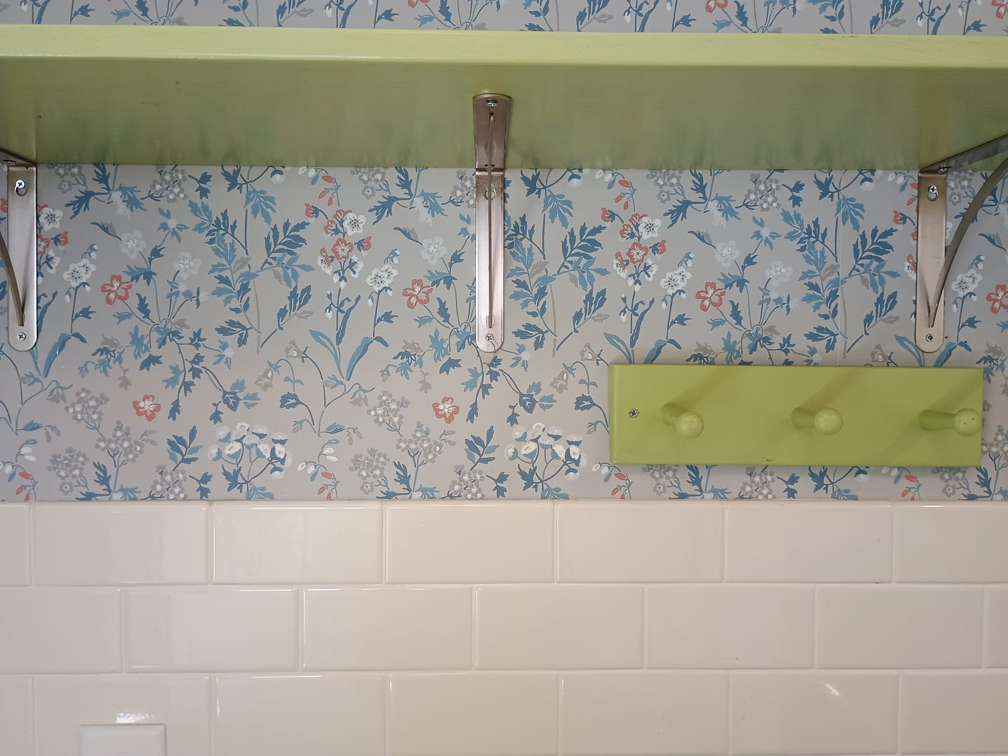 Customer photo review of Juni Scandinavian Wallpaper - Blue