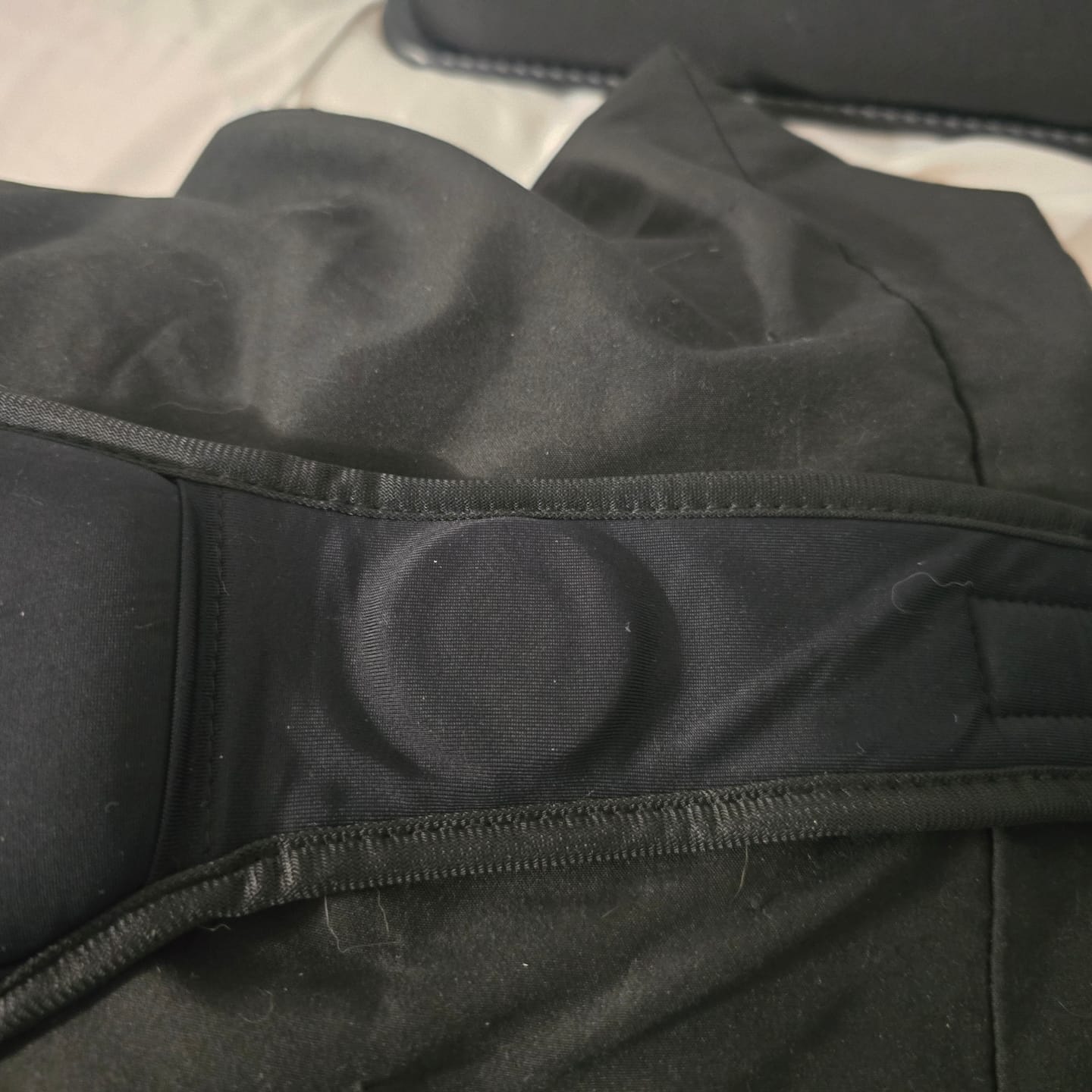 Customer photo review of mussage Sleep Mask With Bluetooth Headphones