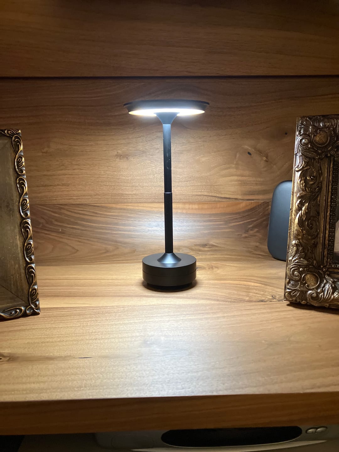 Customer photo review of Cordless Modern Aura Table Lamp - Cordless Table Lamp with Touch Control & Modern Nordic Design
