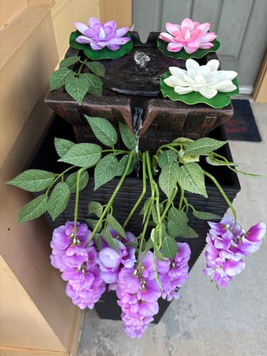 Customer photo review of Fortezza Cordless Fountain Tower