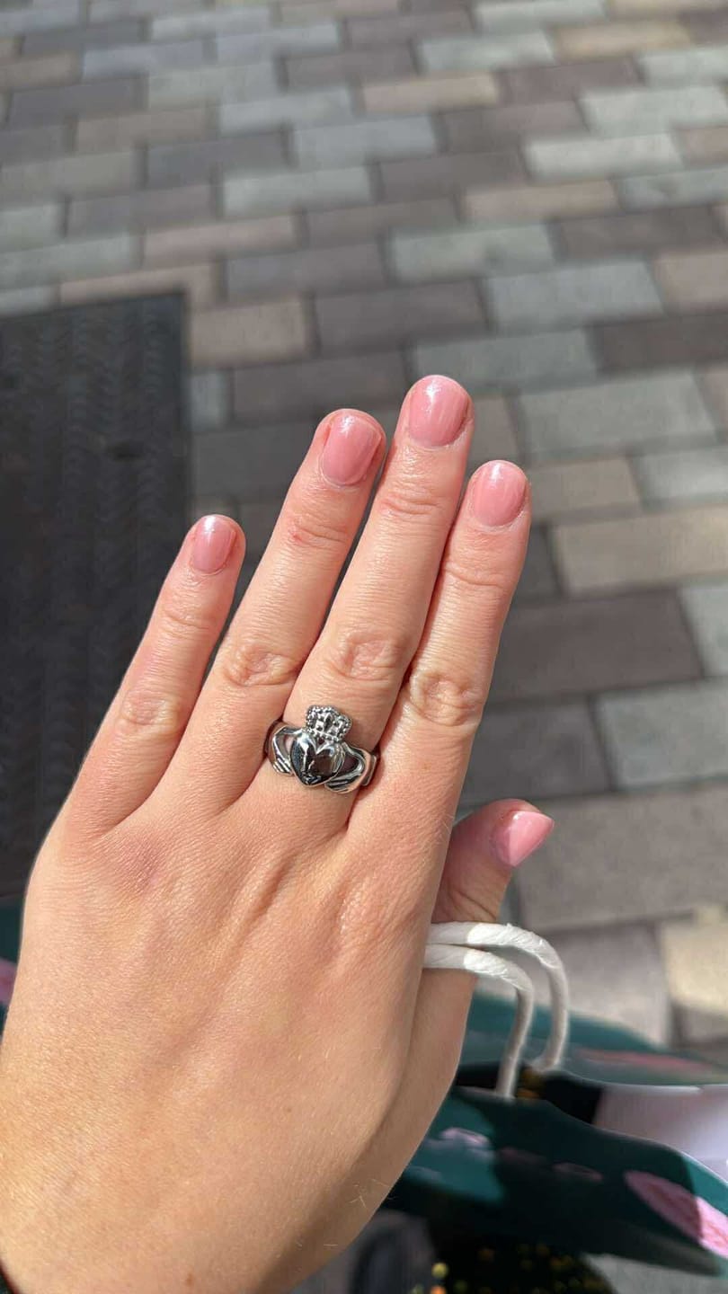 Customer photo review of Classic Claddagh Ring | Réalta