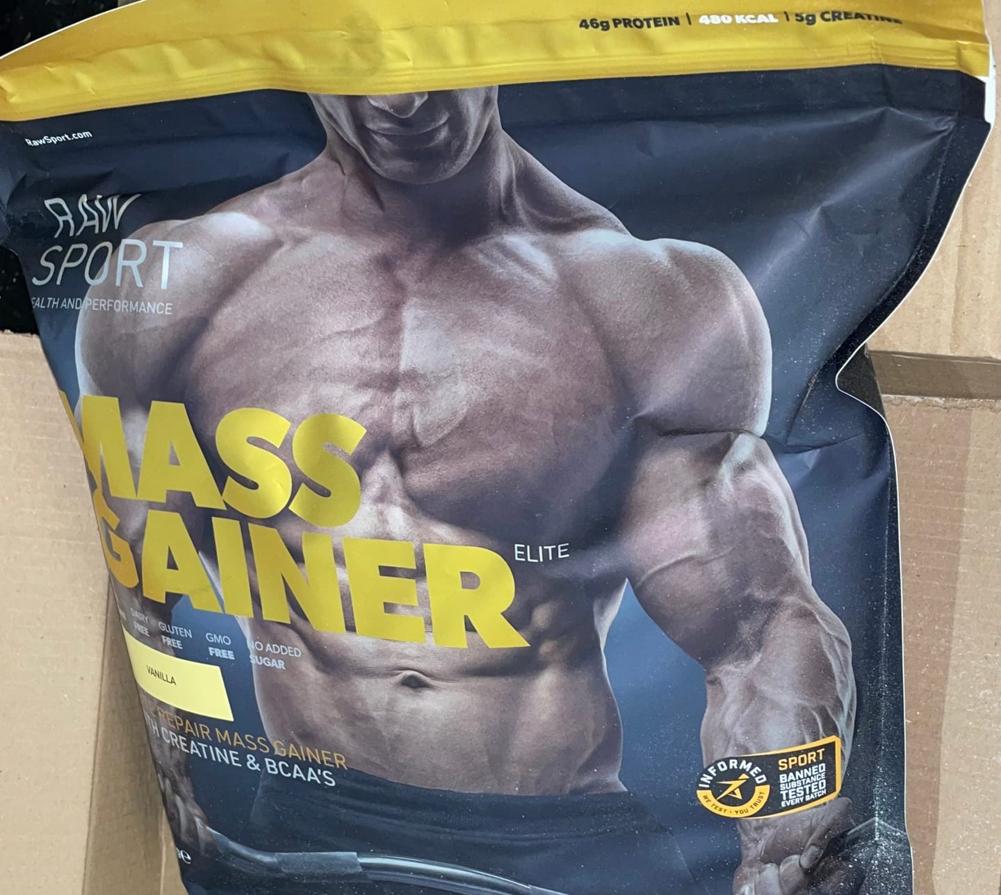 Customer photo review of Mass Gainer Professional | Informed Sport