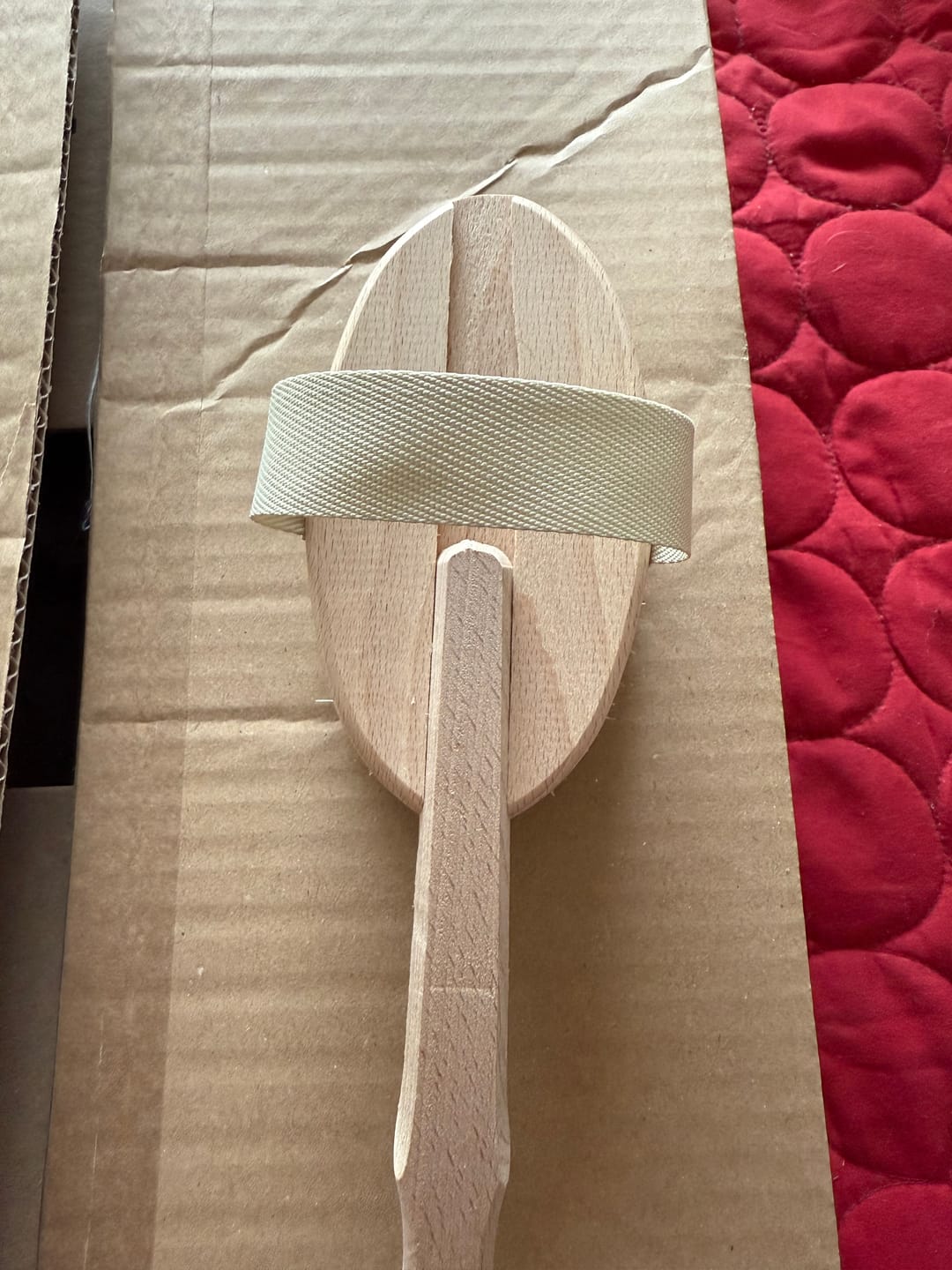 Customer photo review of Sauna Bürste extra Lang