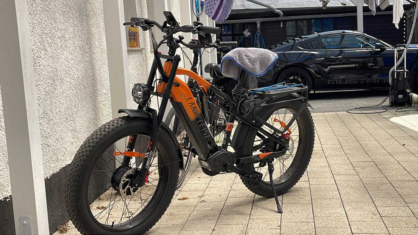Customer photo review of Lankeleisi MG800 Max 1000W*2 26" Fat Bike Dual Motor Trail E-Mountain Bike 48V 20Ah Battery E-MTB