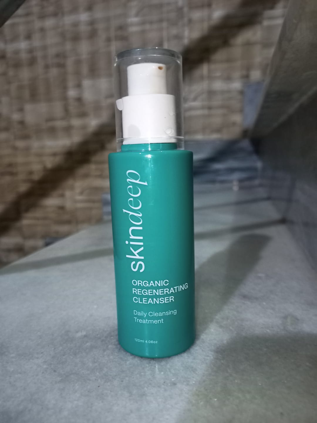 Customer photo review of ORGANIC REGENERATING FACE WASH - Daily Cleansing Treatment