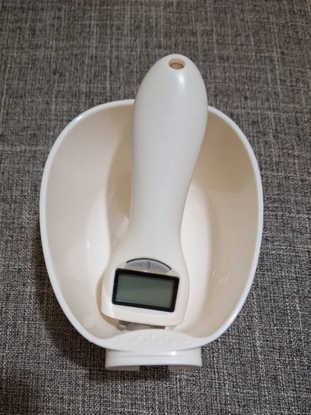 Customer photo review of ScoopScale - Digitale Honden Weeglepel