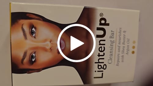 Customer video review of LightenUp GOLD Cleansing Bar Soap 200gr (with Argan Oil)