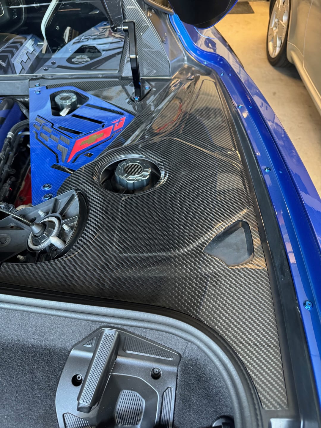 Customer photo review of Corvette C8 Coupe Engine Bay Panel Cover (3-Pieces Version)