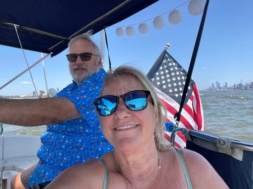 Customer photo review of Super Stretch - Proud American Hawaiian Shirt
