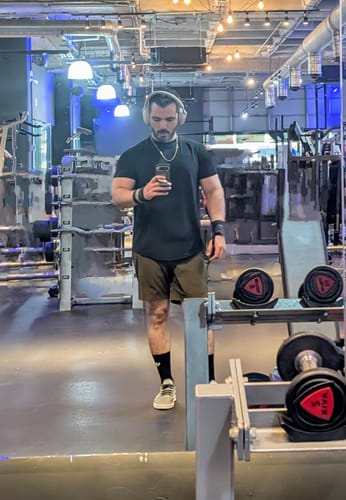 Customer photo review of Training Sport Tee - Army Green