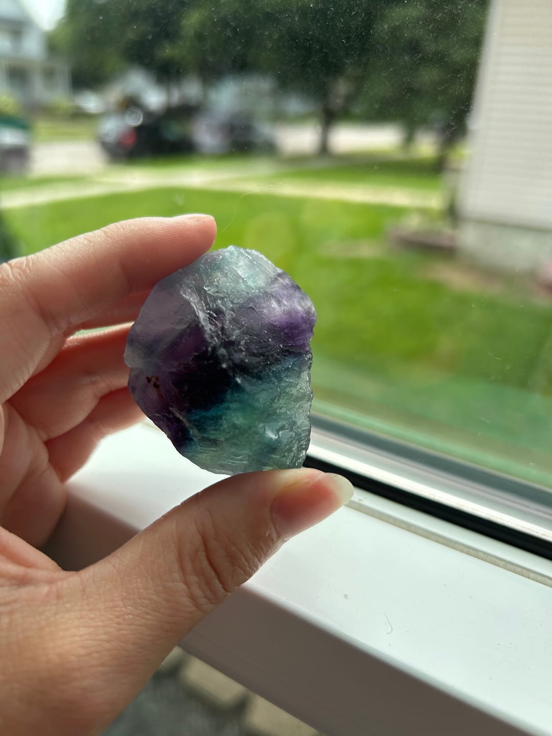Customer photo review of Fluorite Crystal Point