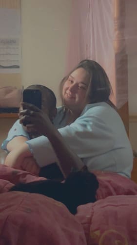 Customer photo review of Lissage Au Tanin Salvatore Blue Gold