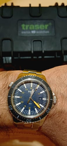 Customer photo review of P67 Diver T100 Blue Special Set - 109370