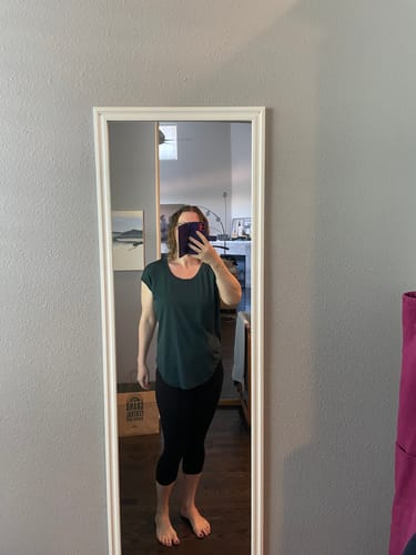 Customer photo review of Gabi Tunic Top • Final Sale Deals! - Enchanted Forest