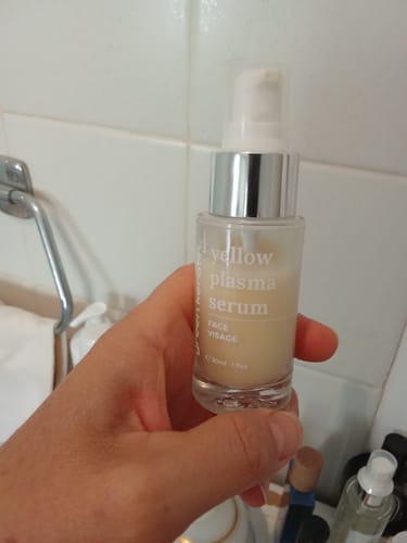 Customer photo review of YELLOW PLASMA – Sérum Réparateur pour le visage #FF