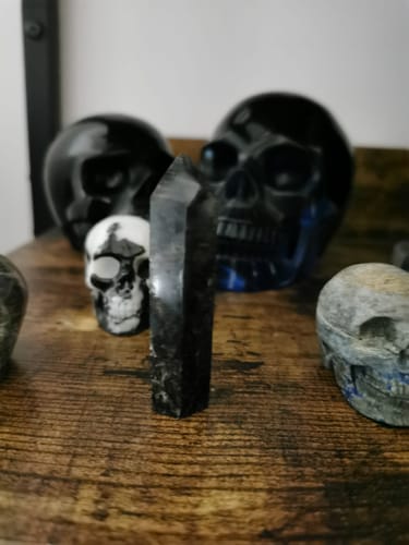 Customer photo review of Astrophyllite Pointe