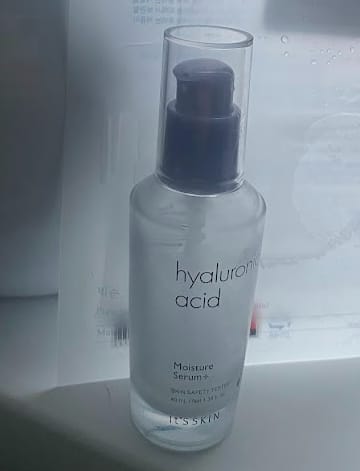 Customer photo review of Hialuronskābes mitrināšanas serums It's Skin Hyaluronic Acid Moisture Serum