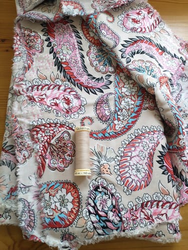 Customer photo review of 3 Metres Printed Dress Making Viscose- 55" Wide (Showy)