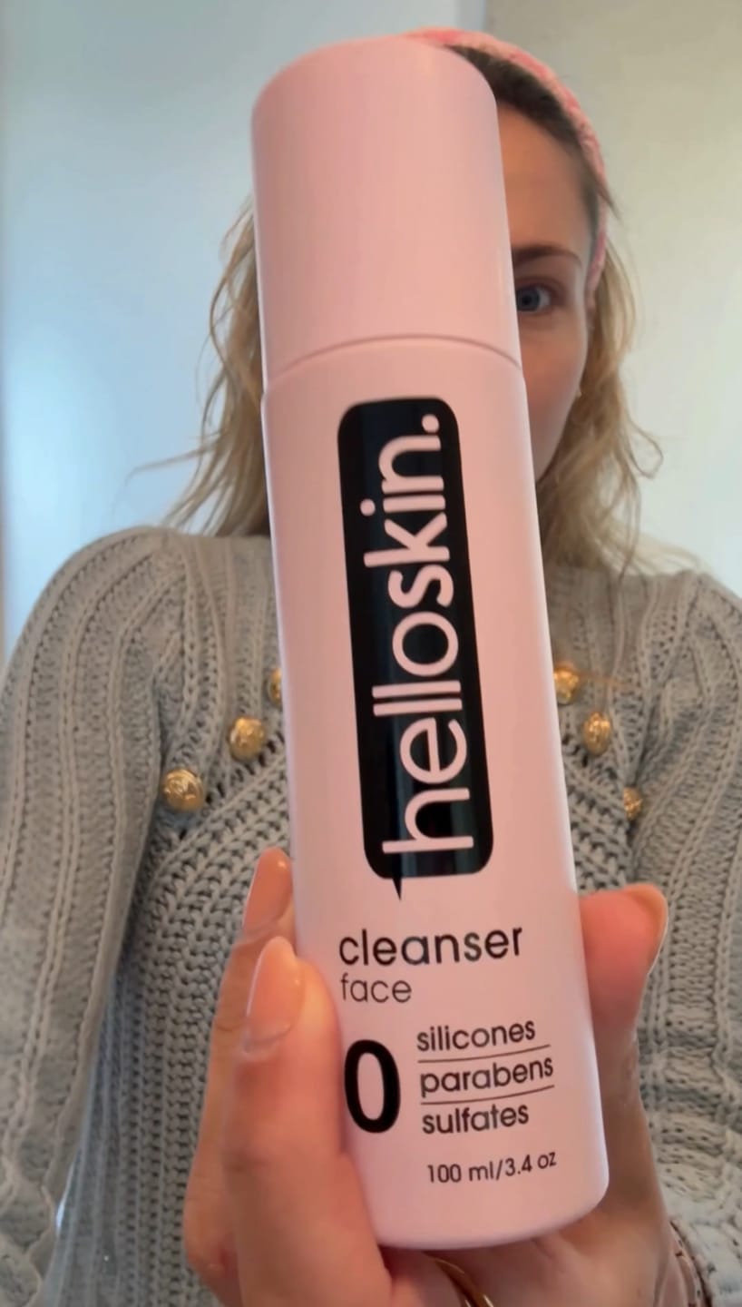 Customer photo review of daily skin essentials