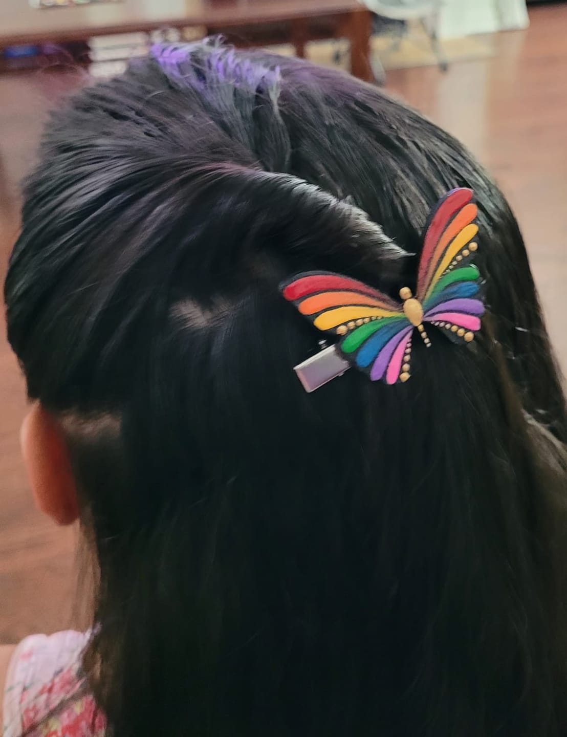 Customer photo review of Unfinished Wood Butterfly Silhouette - Craft- up to 46" DIY