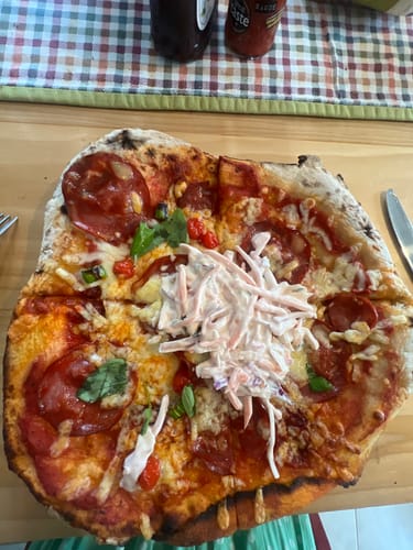 Customer photo review of Sourdough Pizza Bases