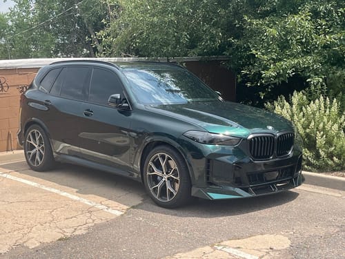 Customer photo review of Fits BMW X5 G05 LCI M-Sport Package 2024 2025 Front Bumper Lip