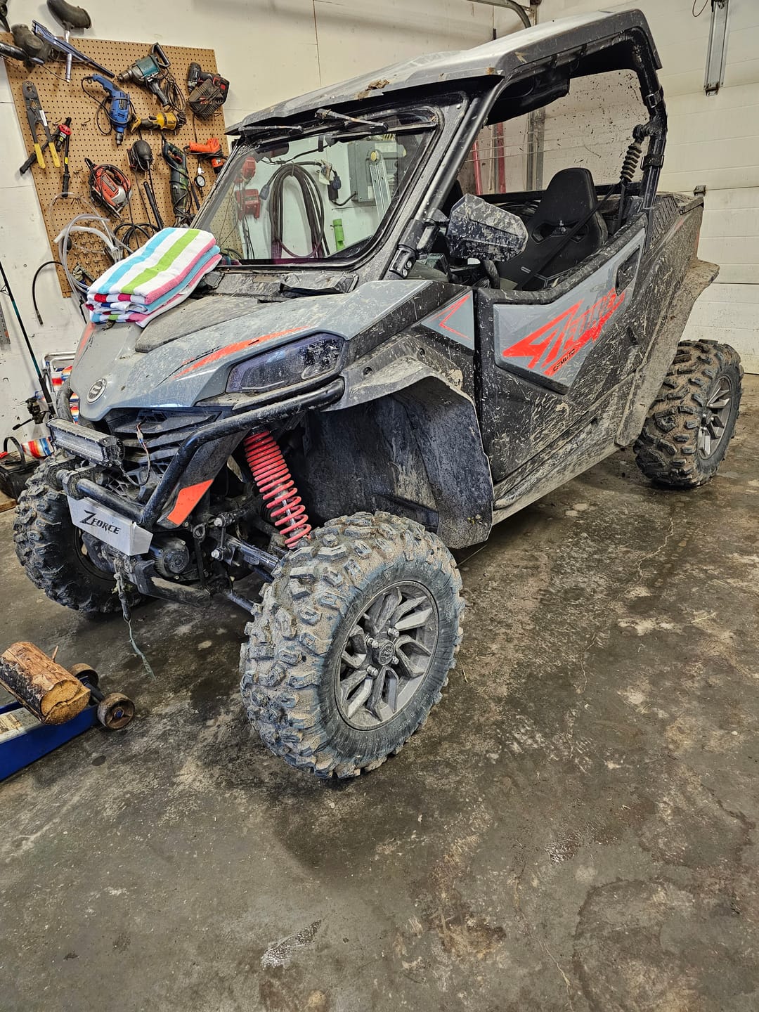 Customer photo review of 2023 to 2025 CFMoto ZForce 950 Sport & 950 Sport-4 — 2in Lift Kit