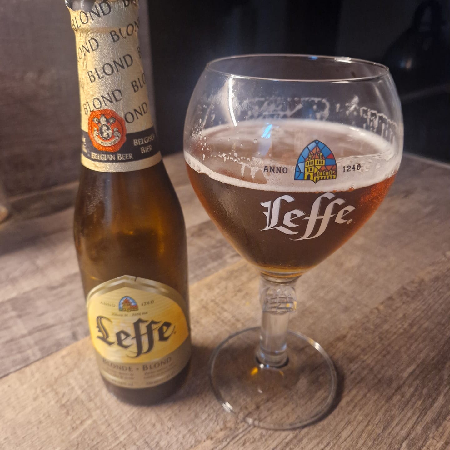 Customer photo review of Leffe Bierglazen 330 ml - 6 Stuks