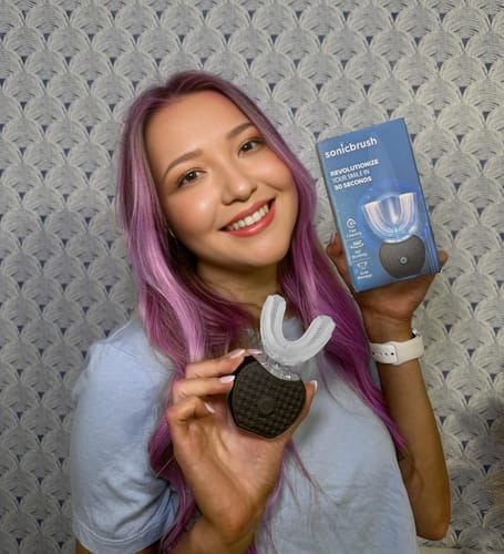 Customer photo review of Sonic Brush® V5