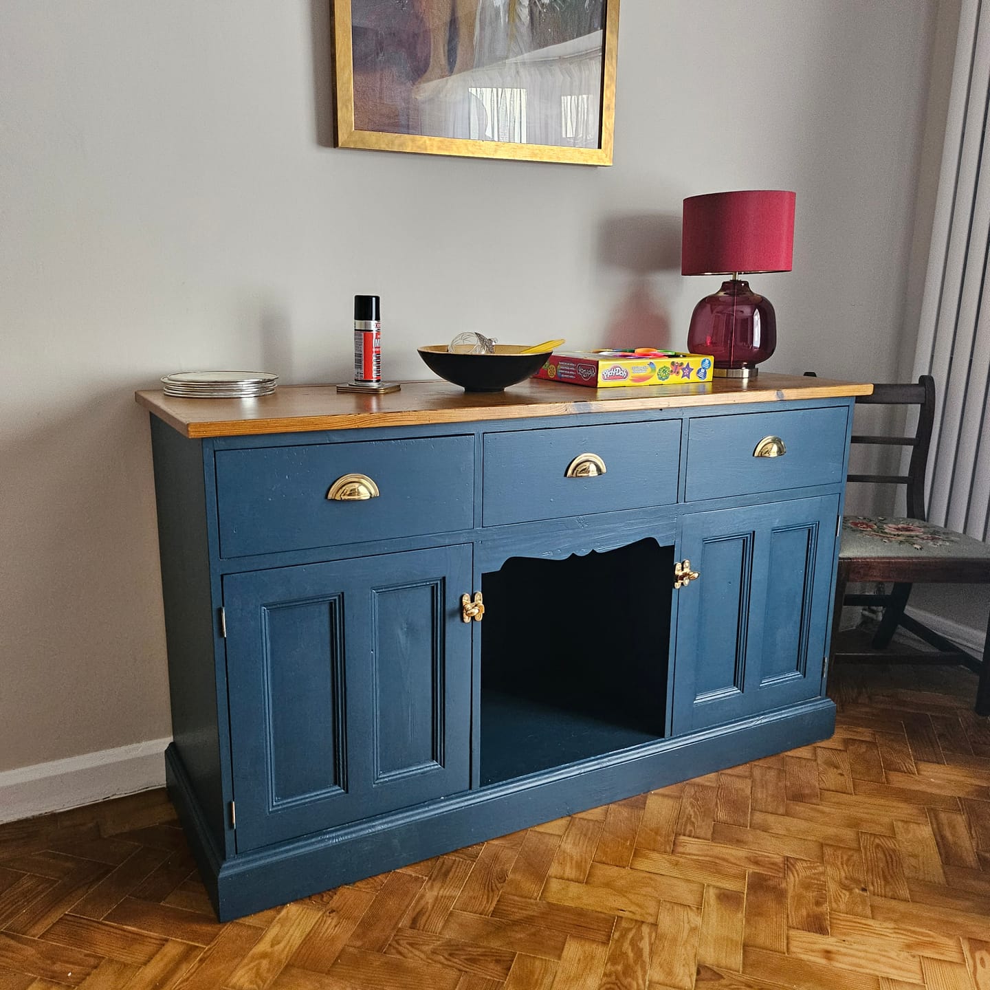 Customer photo review of Shropshire Polished Brass Cupboard Handles
