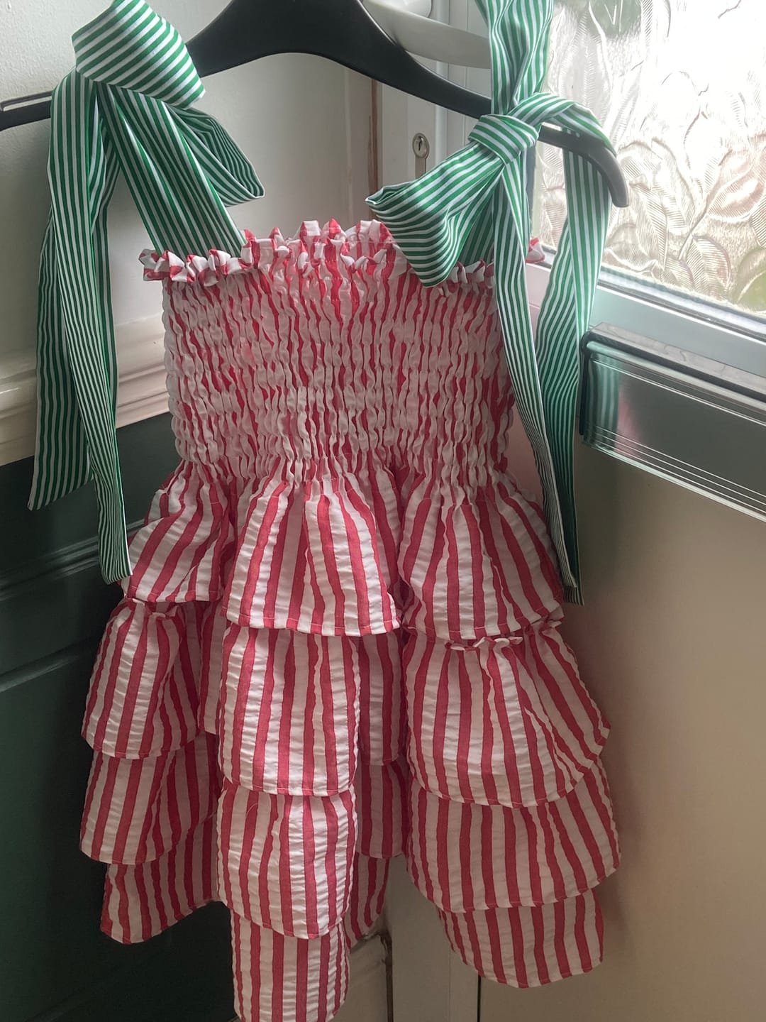 Customer photo review of Wide Stripes Seersucker Fabric