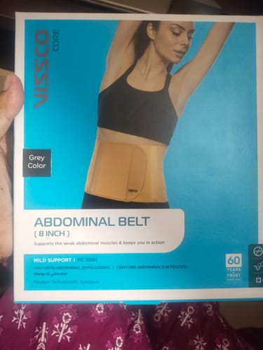 Customer photo review of Lumbocare (Lumbo Sacral Belt) | Provides Support to the Lower Back | Pain solution for Back and Abdomen (Grey)
