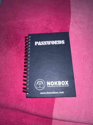 Customer photo review of Password Book
