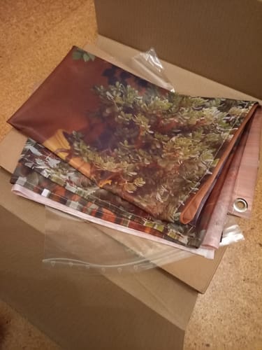 Customer photo review of Fahne inkl. Druck