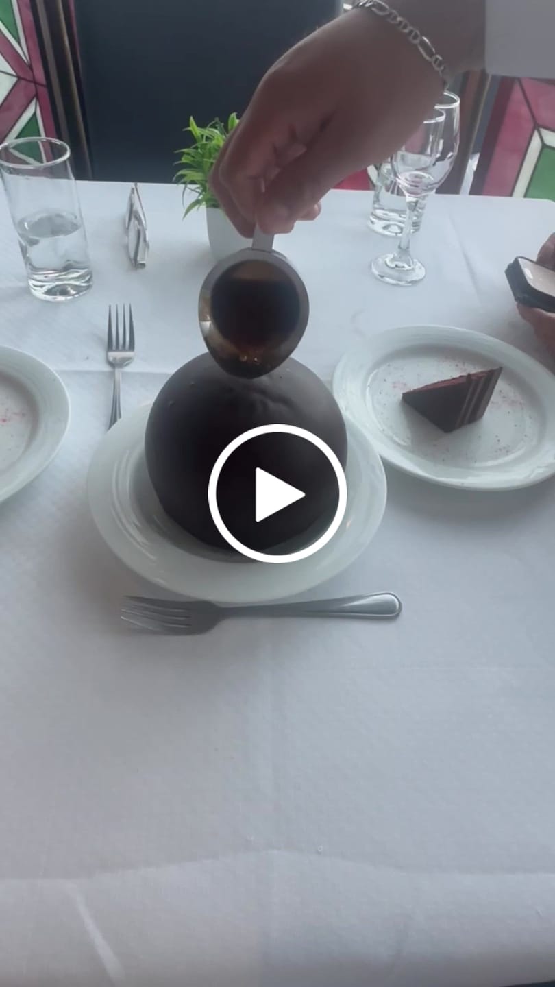 Customer video review of Mejorar postre por Esfera de Chocolate