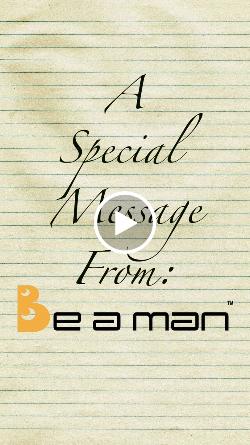 Customer video review of Personalized Be A Man Reel