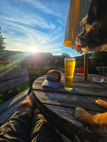 Customer photo review of Dusty Blue Flattrack Cap