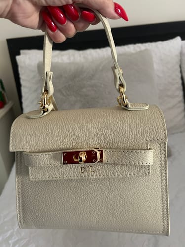 Customer photo review of Polly Top Handle Bag