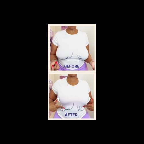 Customer photo review of Ashley - Seamless Shaping Bra with Adjustable Shoulder Straps