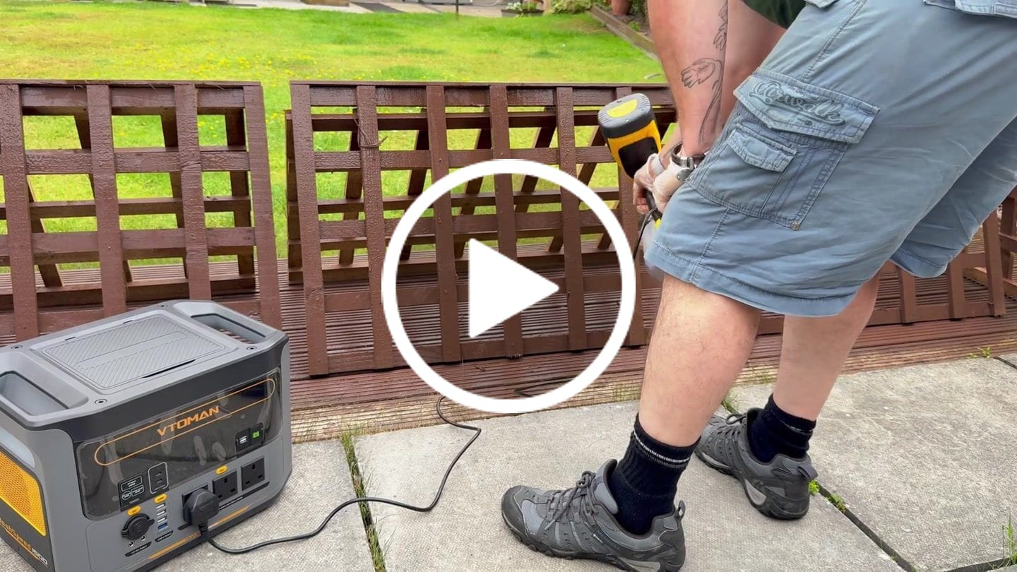 Customer video review of VTOMAN FlashSpeed 1500 Portable Power Station