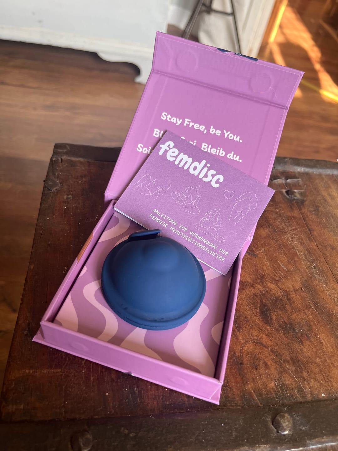 Customer photo review of 🎁 femdisc Einweg-Menstruationsscheibe (100% off)