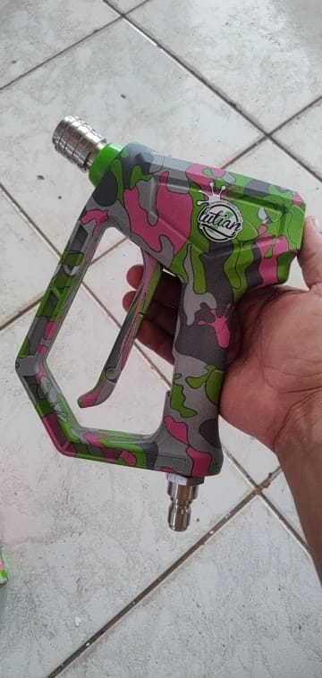Customer photo review of SHORT PRESSURE WASHER GUN-Graffiti Style