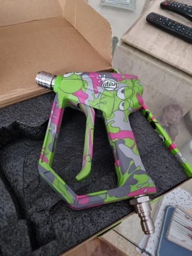 Customer photo review of SHORT PRESSURE WASHER GUN-Graffiti Style