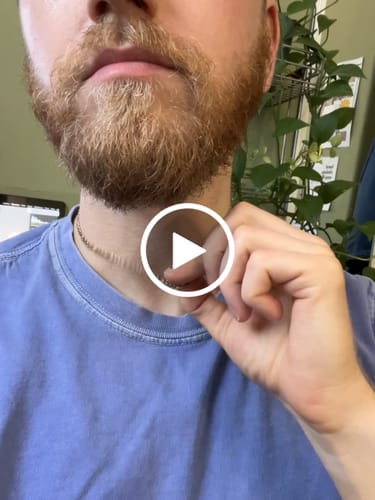 Customer video review of 3.5mm Figaro Link Chain