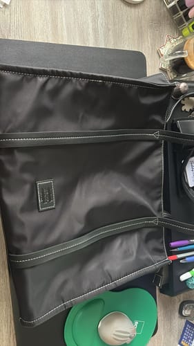 Reseña con foto de un cliente sobre Cartera De Hombro Notebook Nylon Office