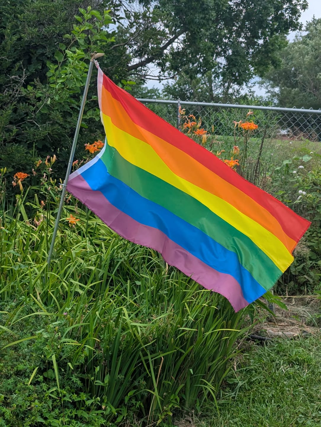 Customer photo review of Rainbow Pride Flag
