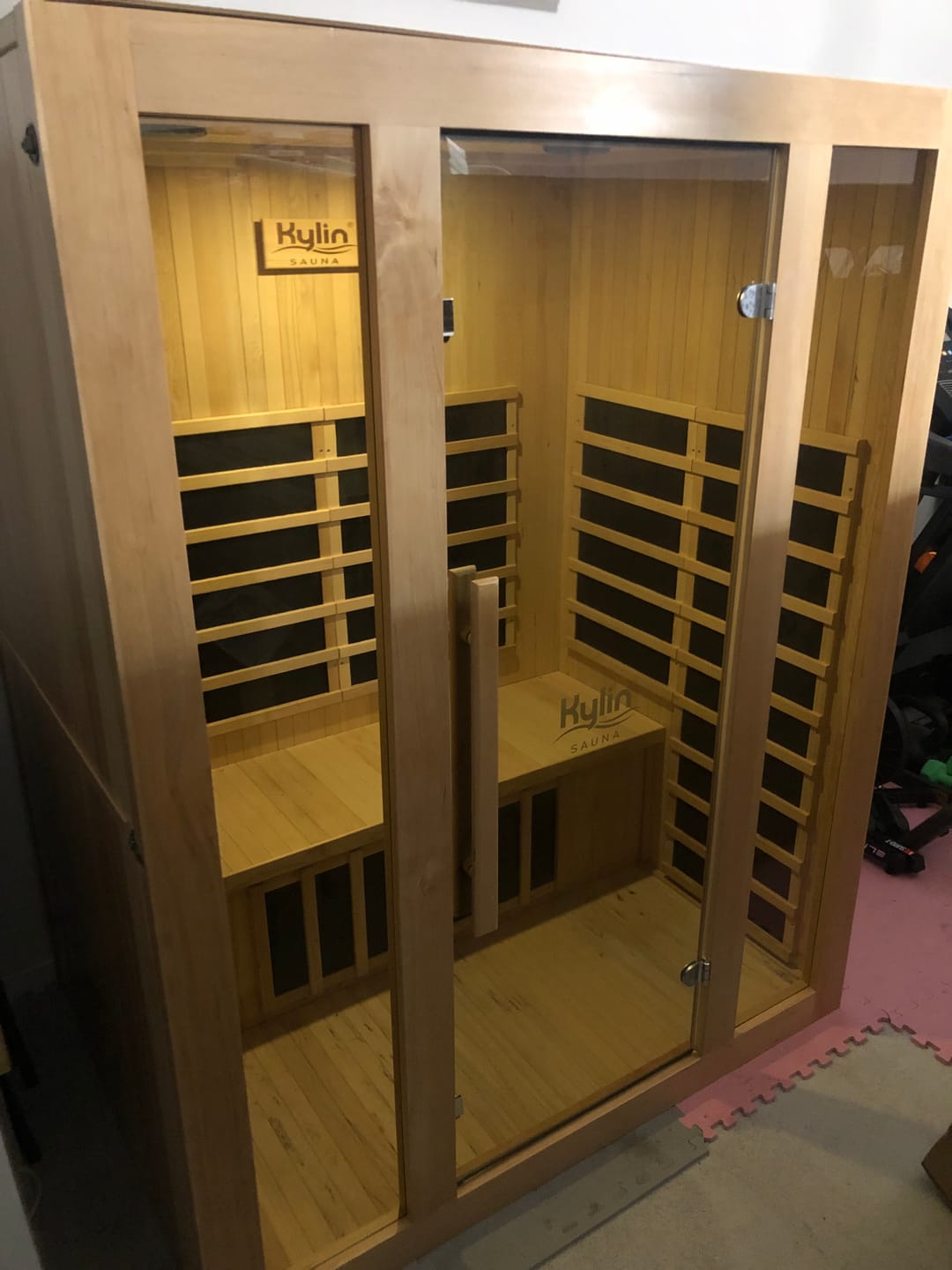 Customer photo review of Kylin Low EMF Carbon Infrared Sauna Room 3 Person QD-D3
